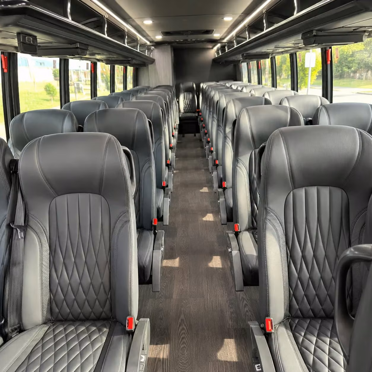 28 passenger minibus inside