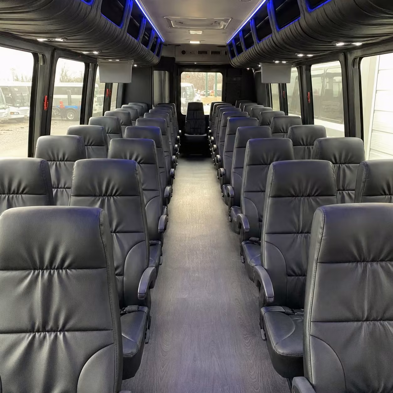30 passenger minibus inside