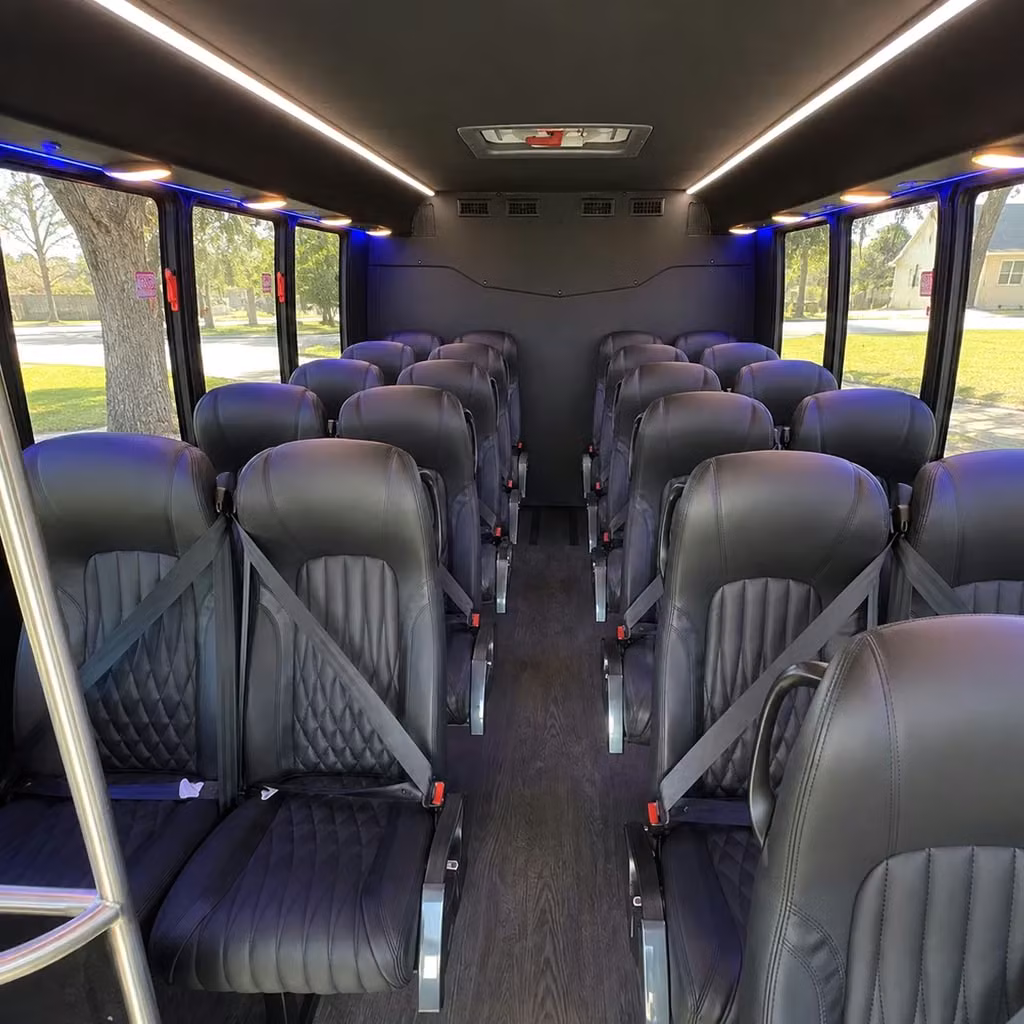 35 passenger minibus interior