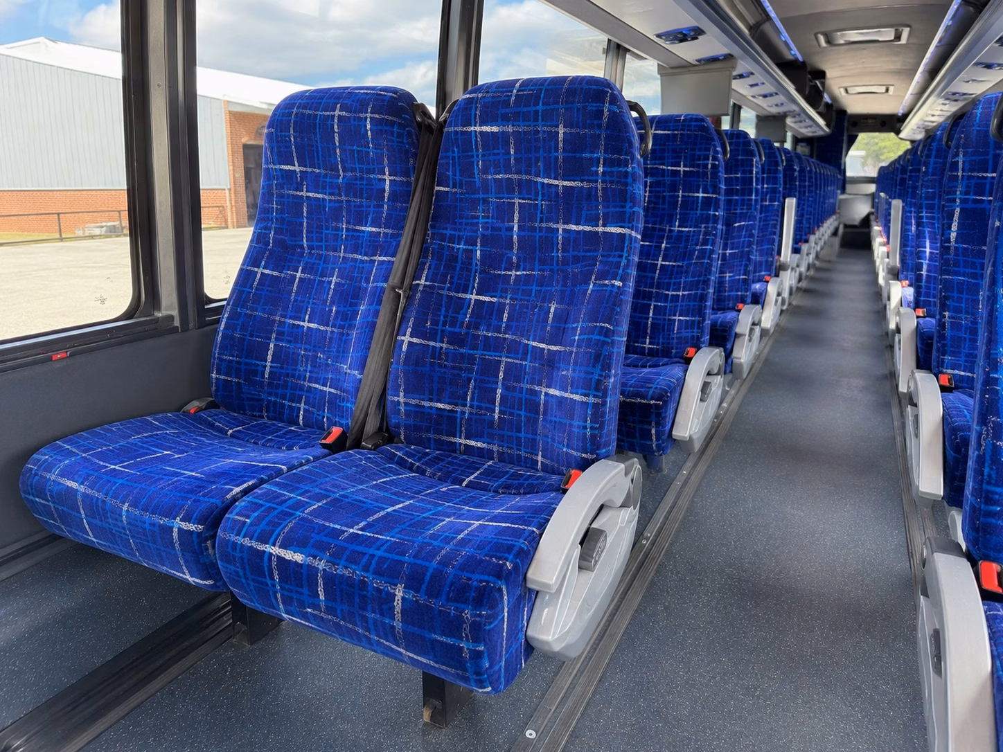 philadelphia charter bus rental interior