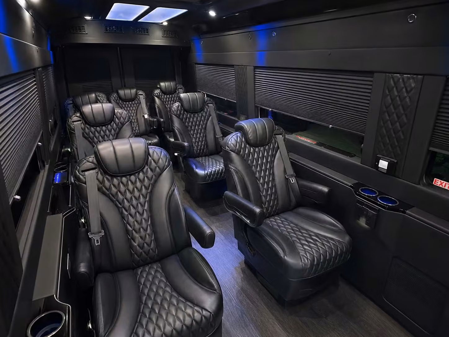 sprinter van with driver inside